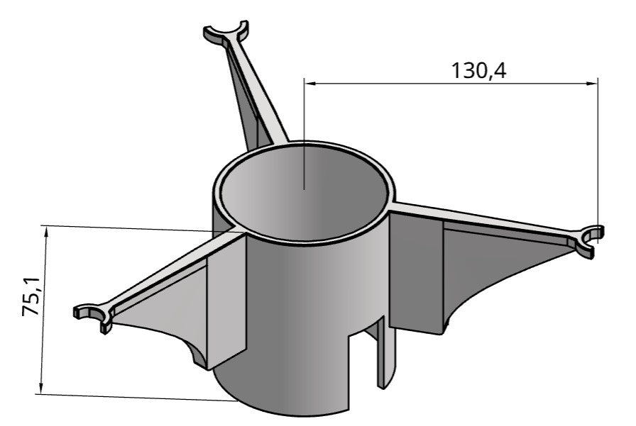 A632 BlueBot Stapelständer für das Ladekarussel